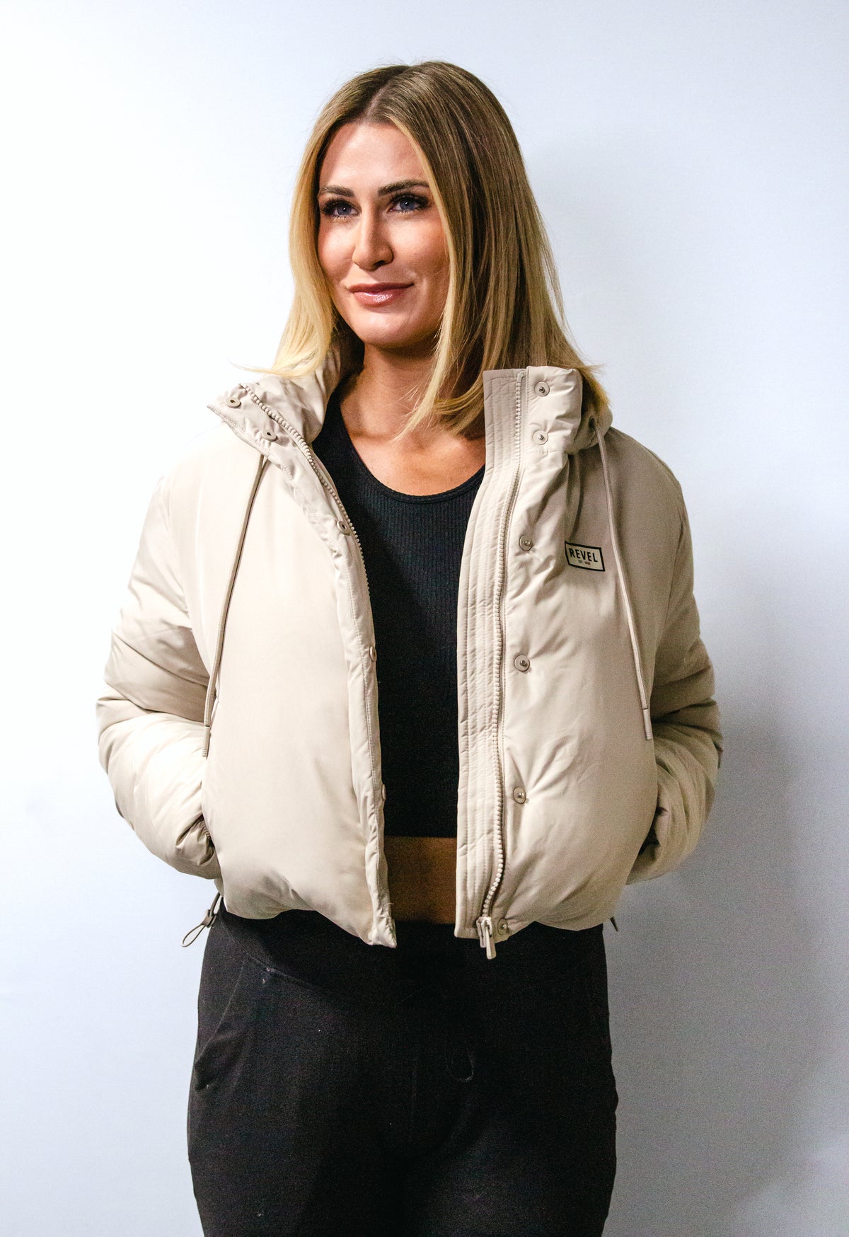 Luxe Cropped Puffer Jacket